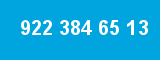 922 384 65 13